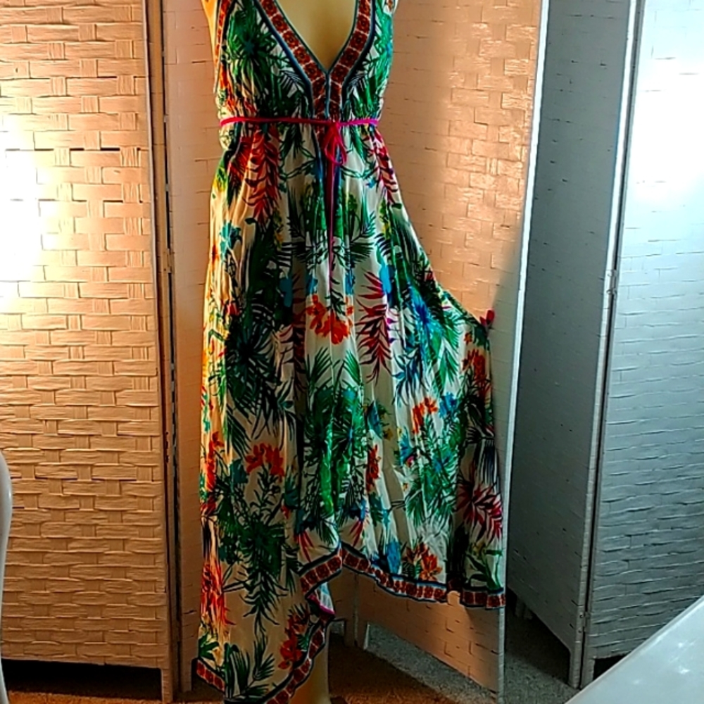 Tropical Print Halter